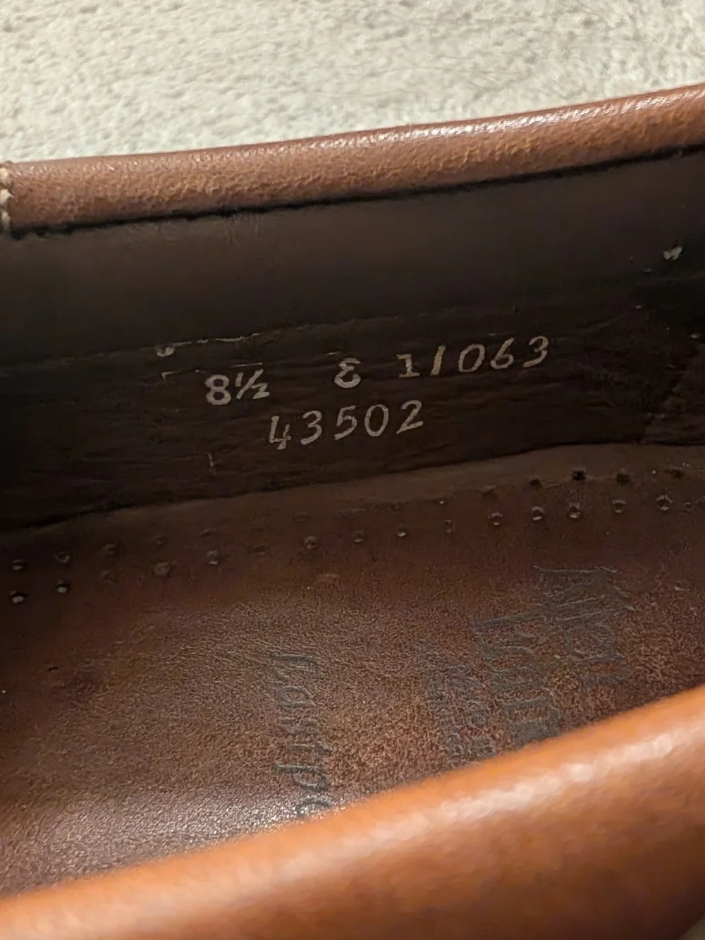 Allen Edmonds Chestnut Brown Leather Boat Shoes